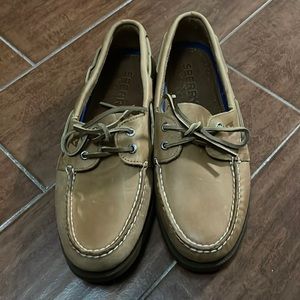Mens Sperry 2-eye leather boat shoe
